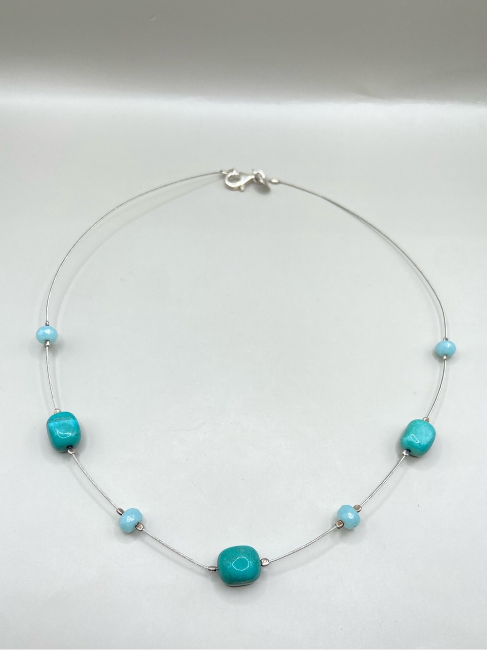 Silpada Sterling Silver Turquoise Wire Necklace